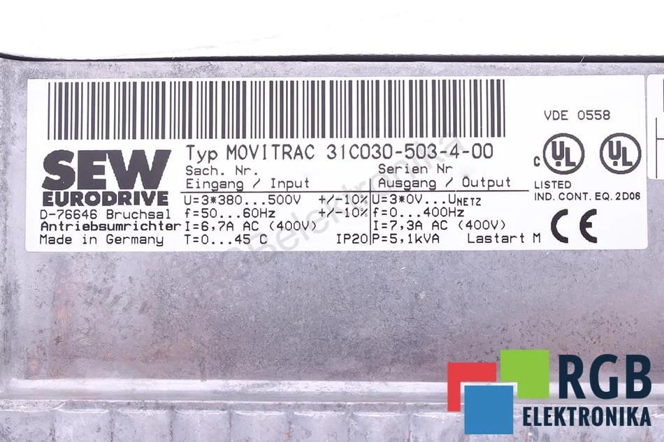31C030-503-4-00 MOVITRAC Reconditionné Garantie 24 mois
