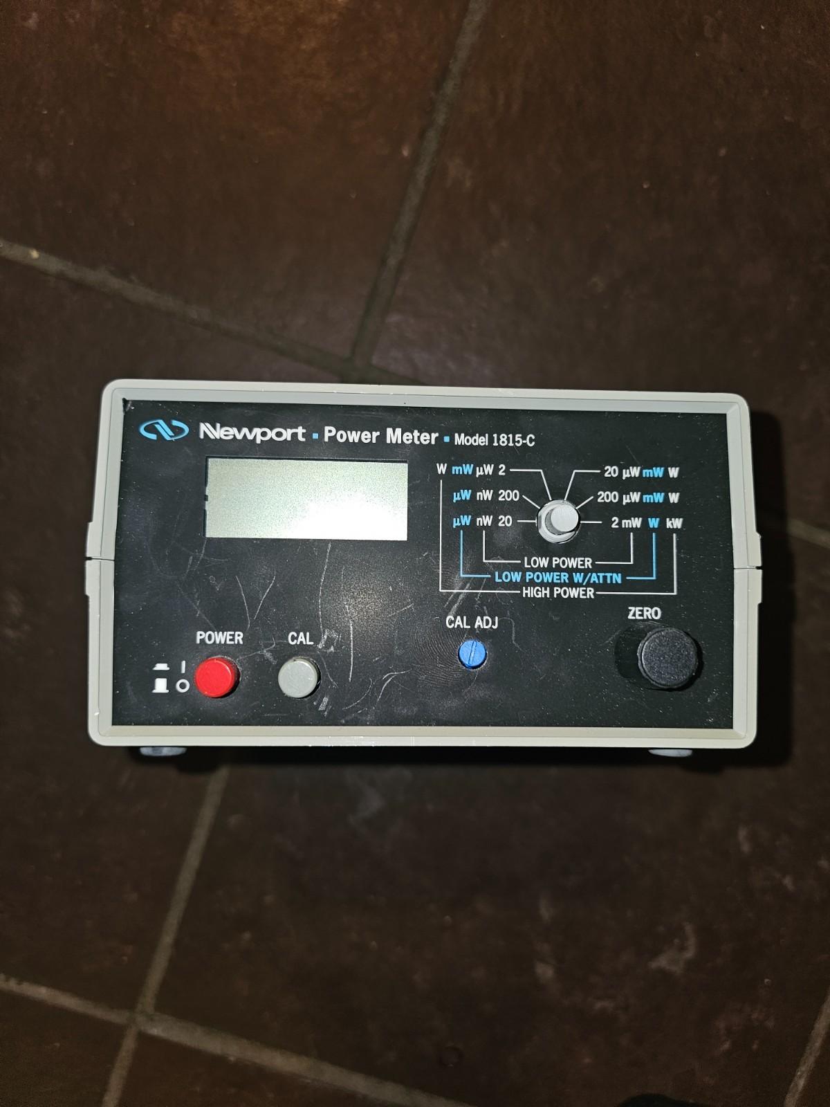 WHAT DO WE HAVE 1815-C POWER METER, PT868 PORTABLE FLOWMETER KIT, 139428