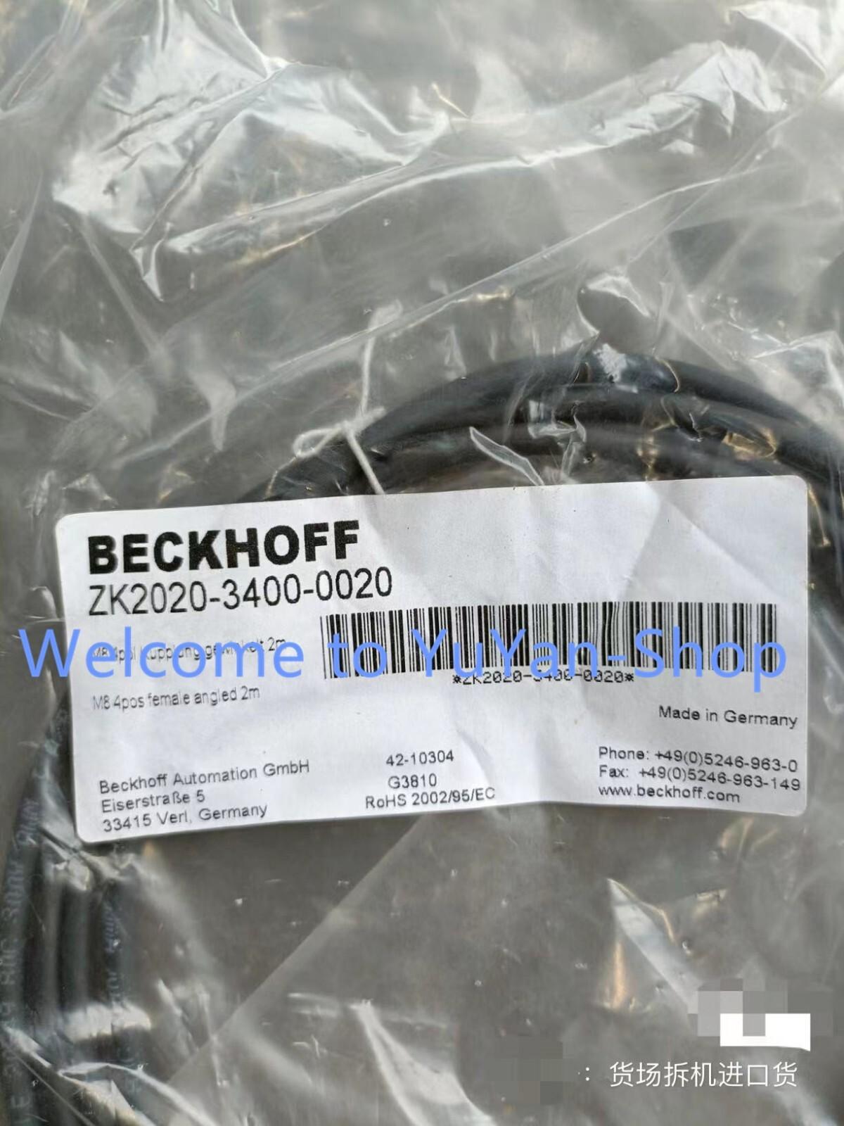 ZK2020-3400-0020 EtherCAT cable M8 2M