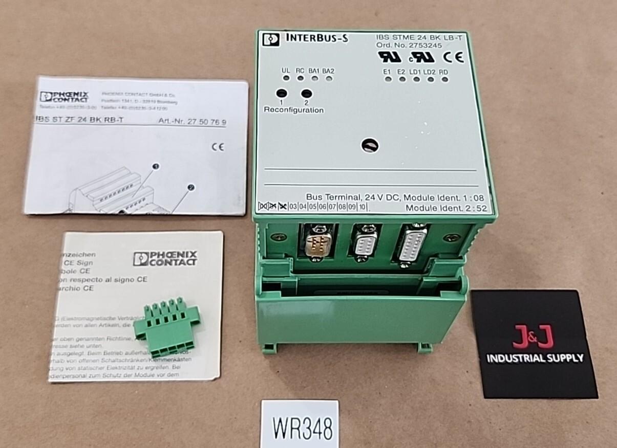 2753245 Interbus-S Coupler Module IBS STME 24 BK LB-T