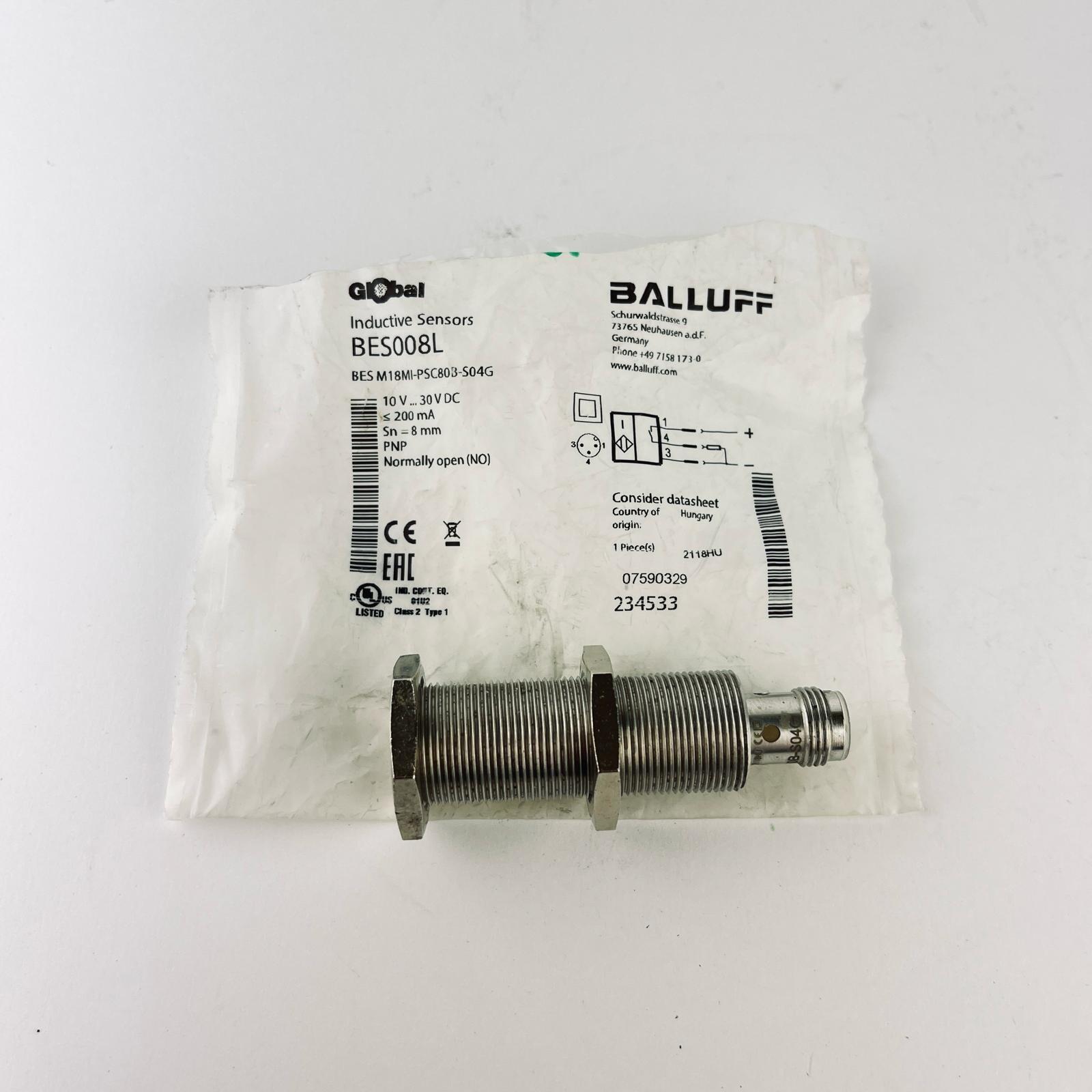 Inductive standard sensors with preferred types - BES008L