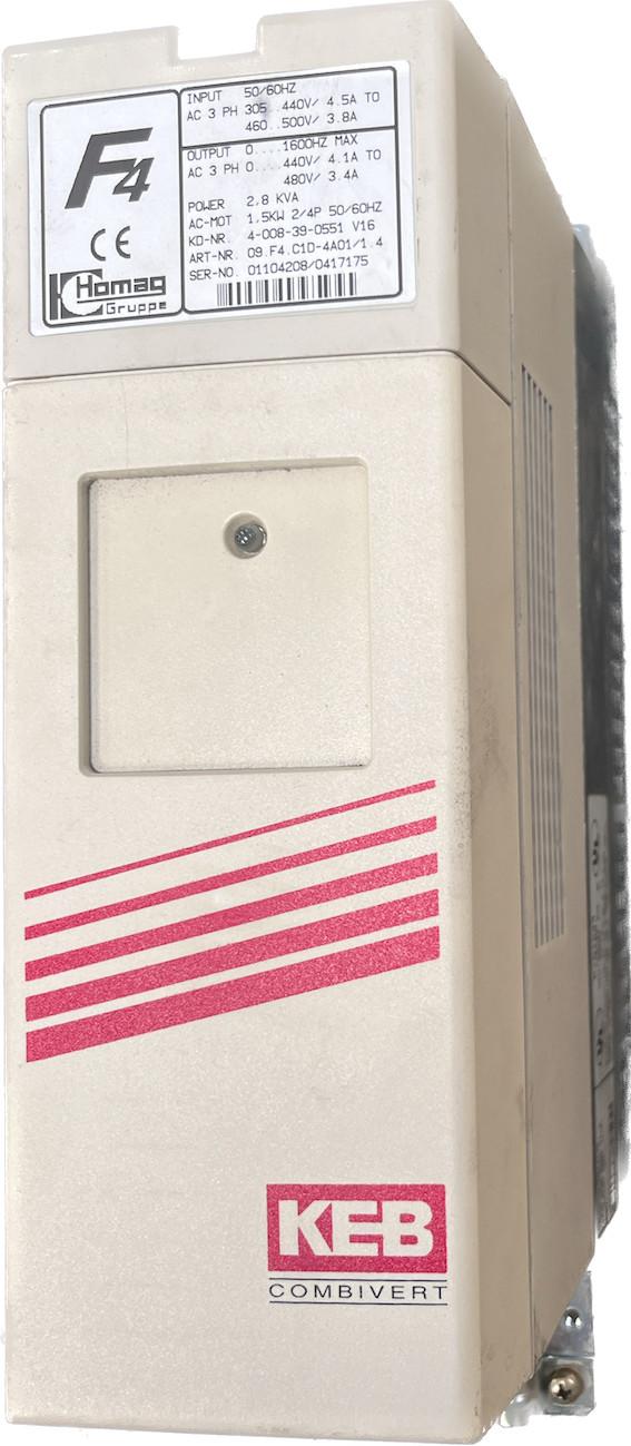 09.F4.C1D-4A01 F4 Series AC Drive 480VAC 2.8kVA 1.5kW 1.4