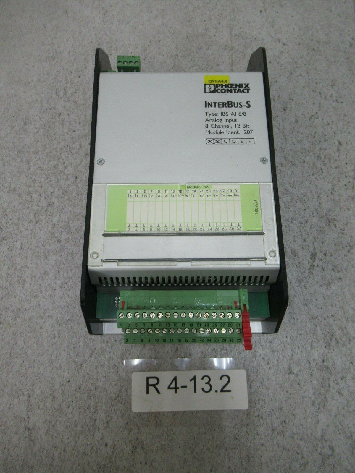 INTERBUS-S Ibs Ai 6/8 Analogique Entrée 207 2780920