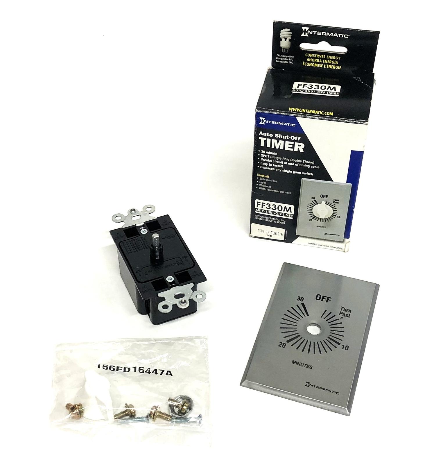 Spring Wound Countdown Timer, Commercial, 125-277 VAC, 50/60 Hz, SPDT, 30 Minute Max, Without Hold, Silver