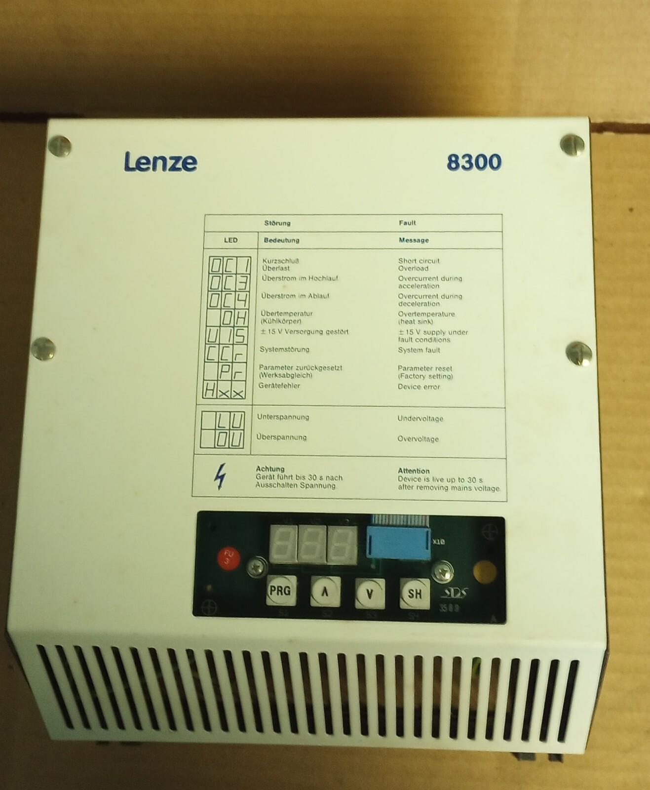 8300 inverter drive 8301e-0a-20 877924, 0-230vac, 3phase, 