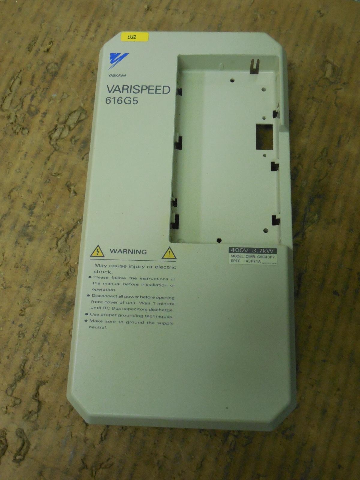 VARISPEED 616G5 AC DRIVE PLASTIC DRIVE COVER CVST21015 CIMR-G5C43P7