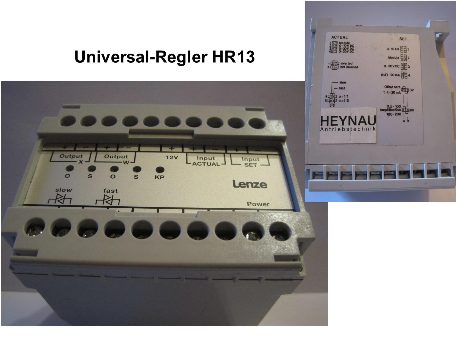 Heynau three-point universal controller 11.650.10.000 mounting on DIN rail