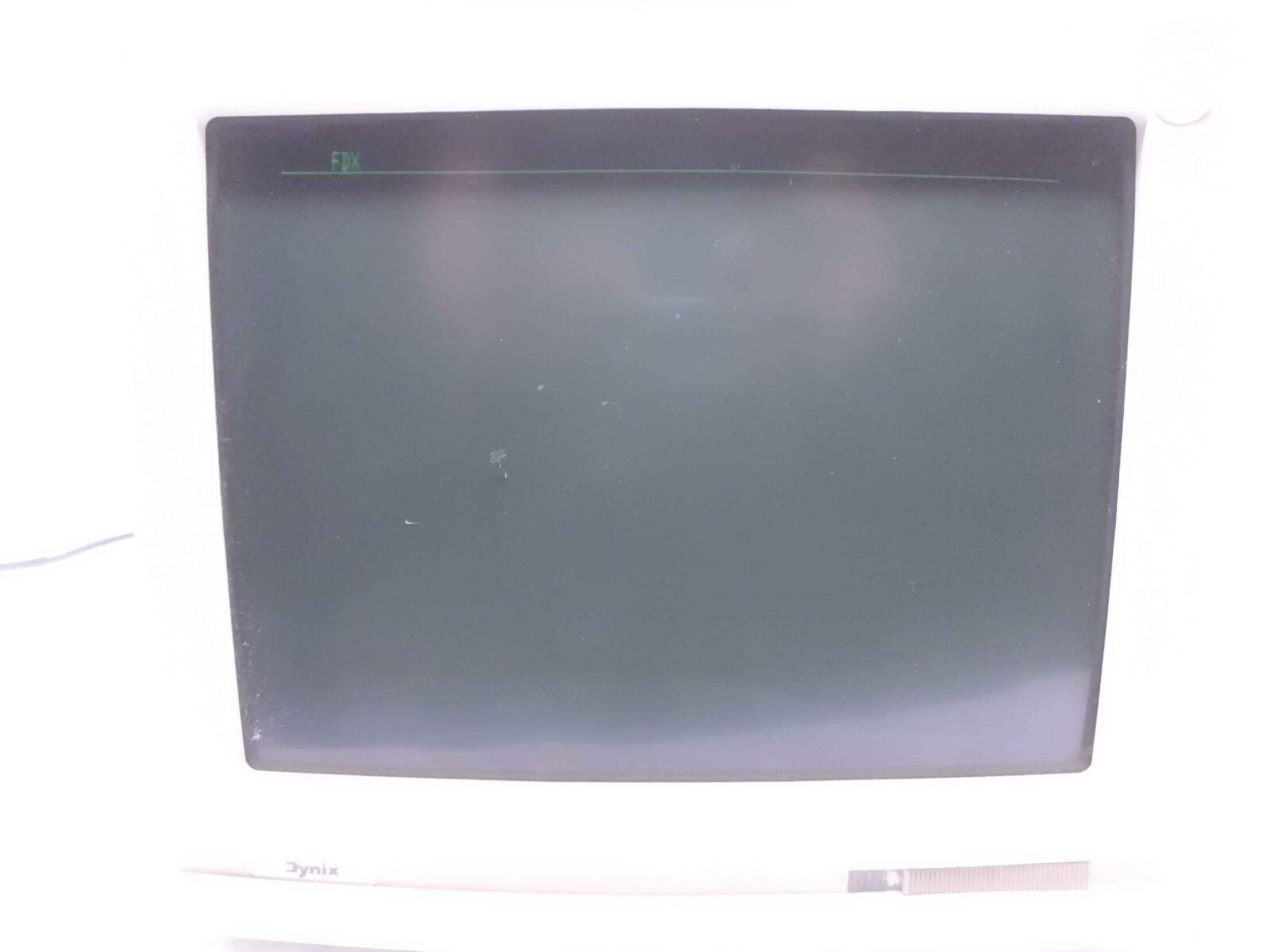 WY-30 Terminal 900023-01, old and yellowed, dim but brightens as it warms