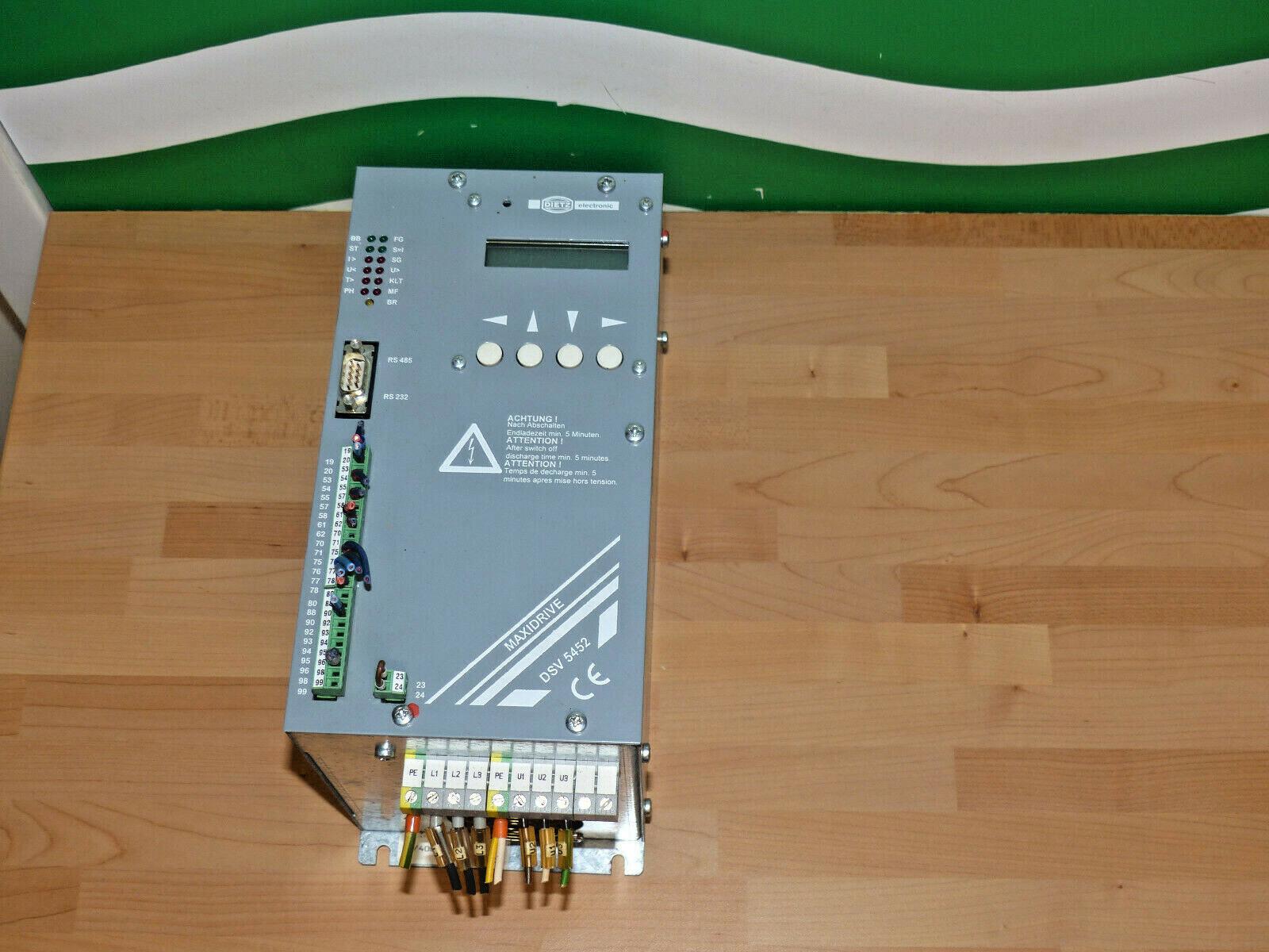 DSV 5452-10/400 frequency inverter 194646 inverter see pictures