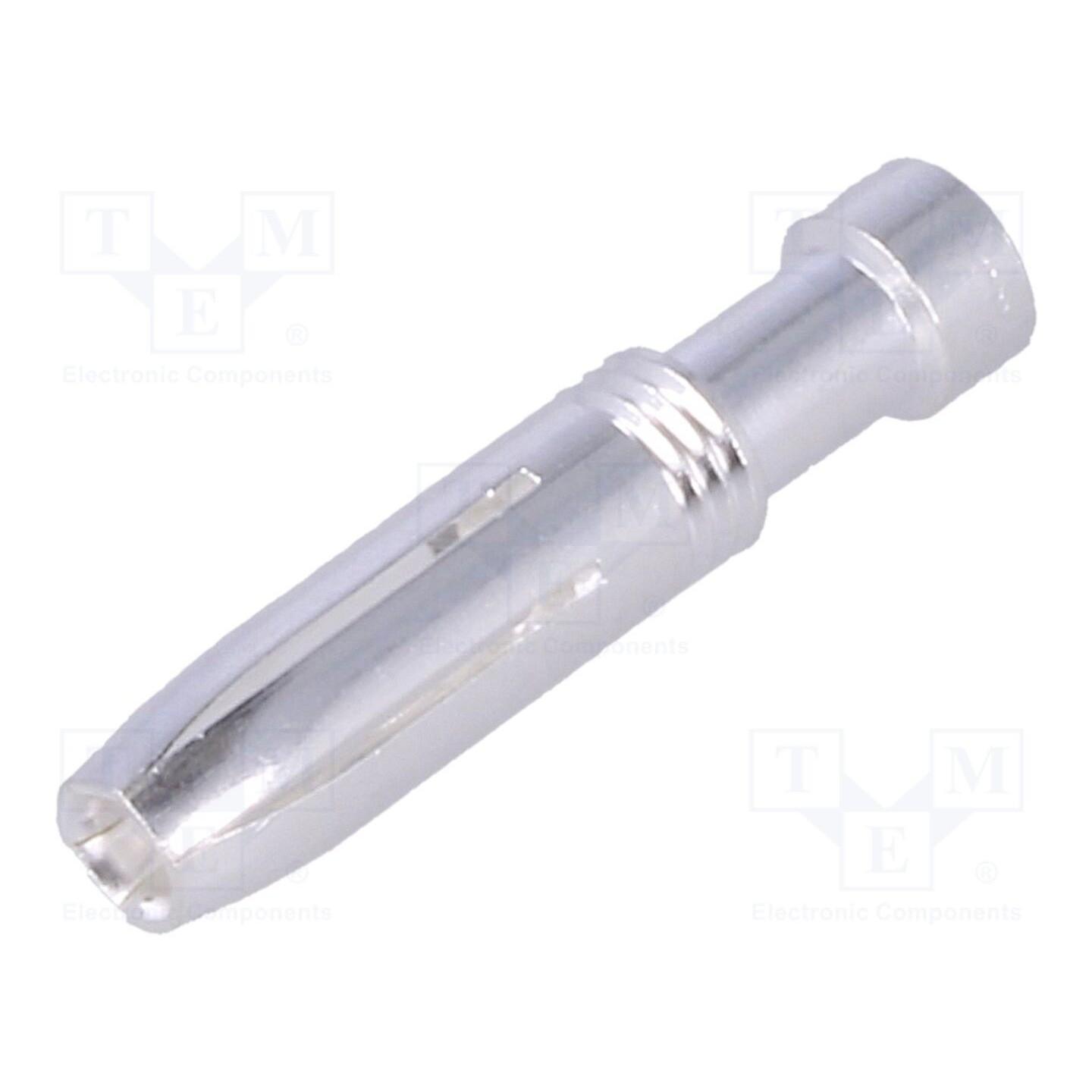 Crimp contact, Operating current: ≤16 A, Female, Copper alloy, Silver plated, Conductor cross-section: 2.5 mm², AWG 14