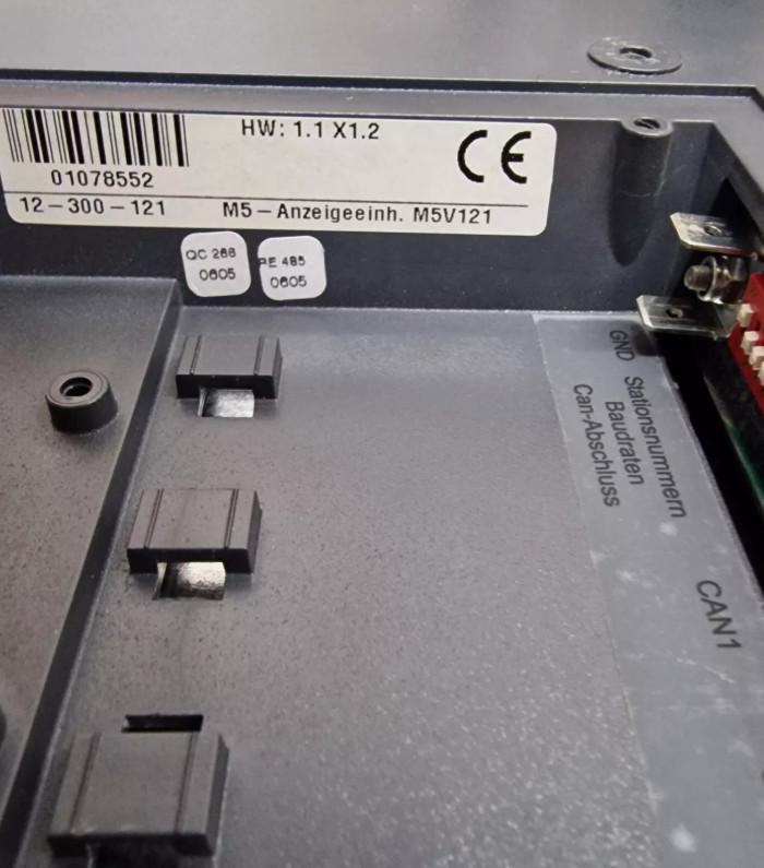 KRAUSS MAFFEI M5V121 DISPLAY UNIT MC5 12-300-121