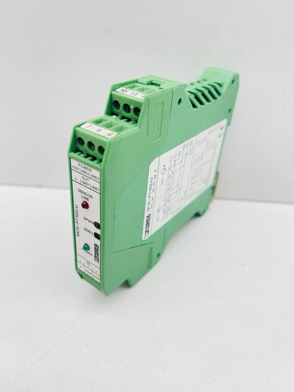 2810340 MCR-PT100/U PT100-Converter