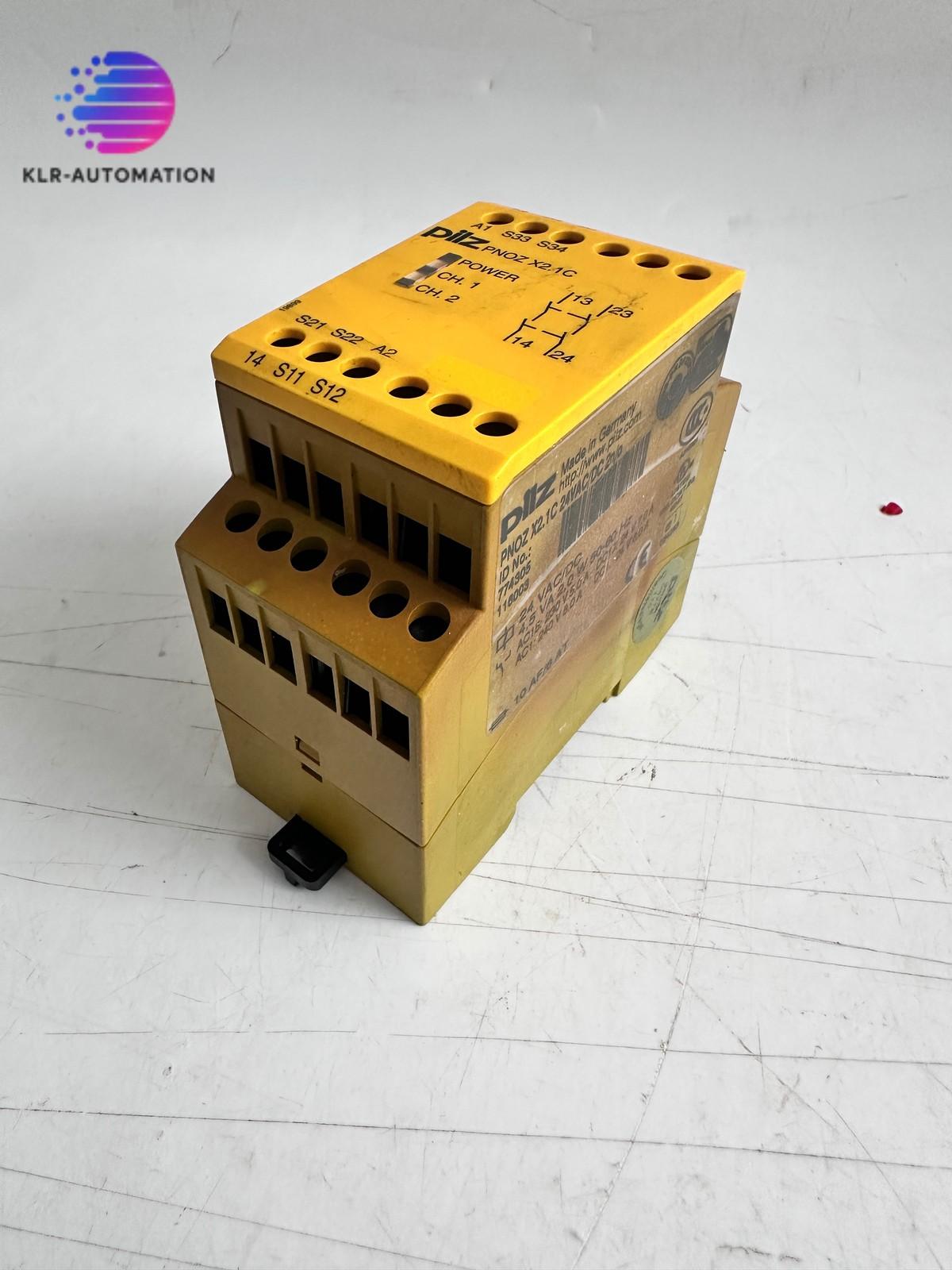 PNOZ X2.1C 774305 24VAC/DC Relais de sécurité 10 AF/6 AT