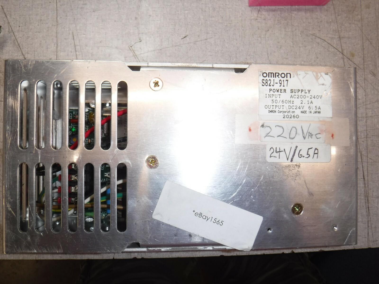 S82J-917 AC200-240V DC24V 6.5A POWER SUPPLY