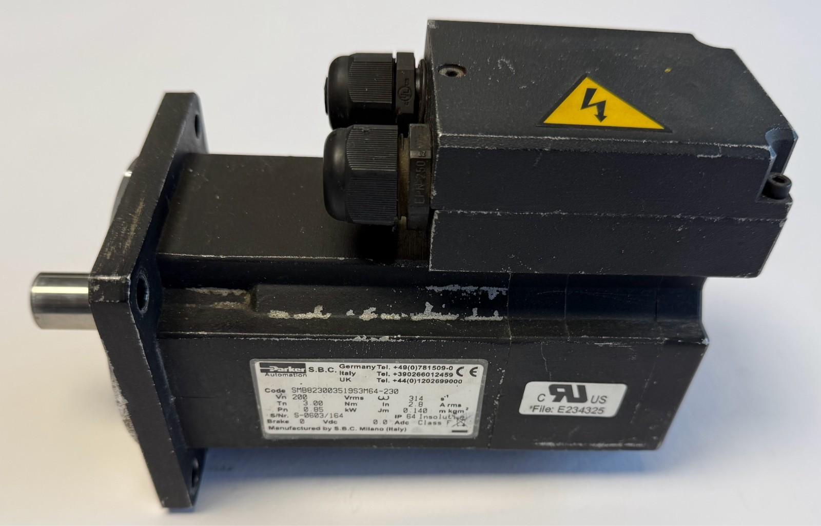 Servo Motor 0.85kW SMB823003519S3M64-230