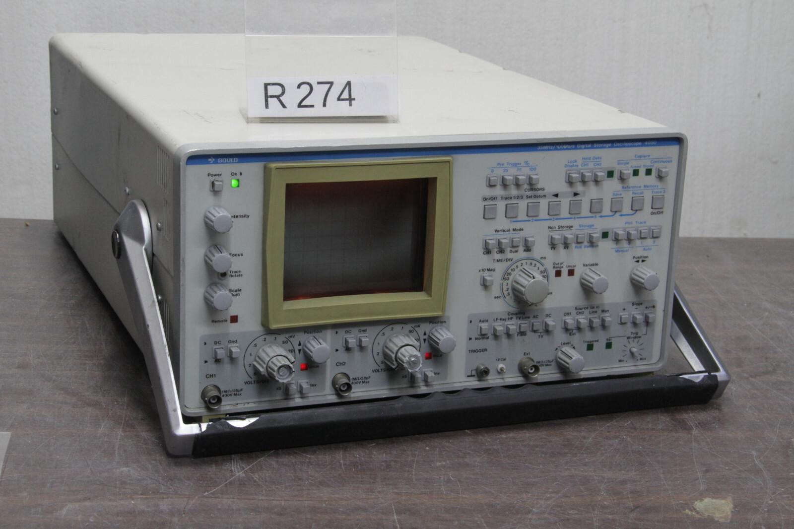 OS4050 DIGITAL STORAGE OSCILLOSCOPE 2x35MHz R274