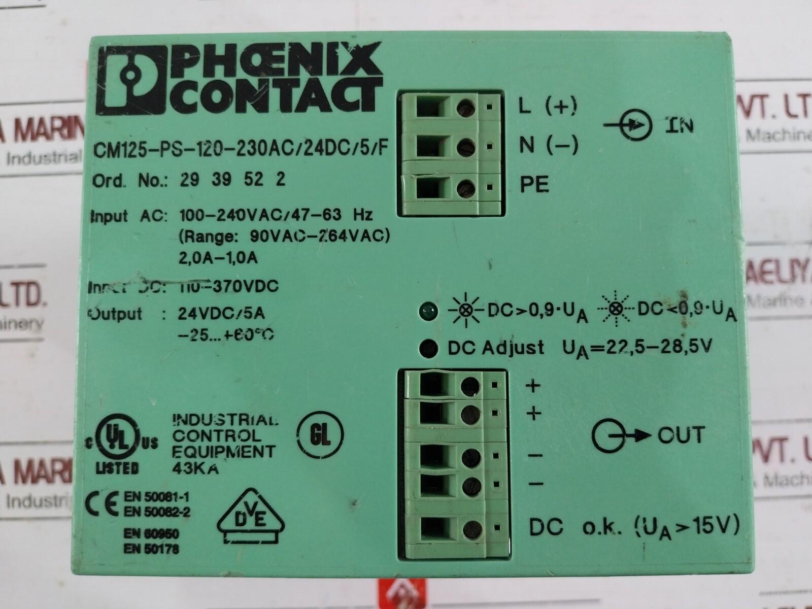 Cm125-ps-120-230ac/24dc/5/ Primaire Commuté Puissance Supply