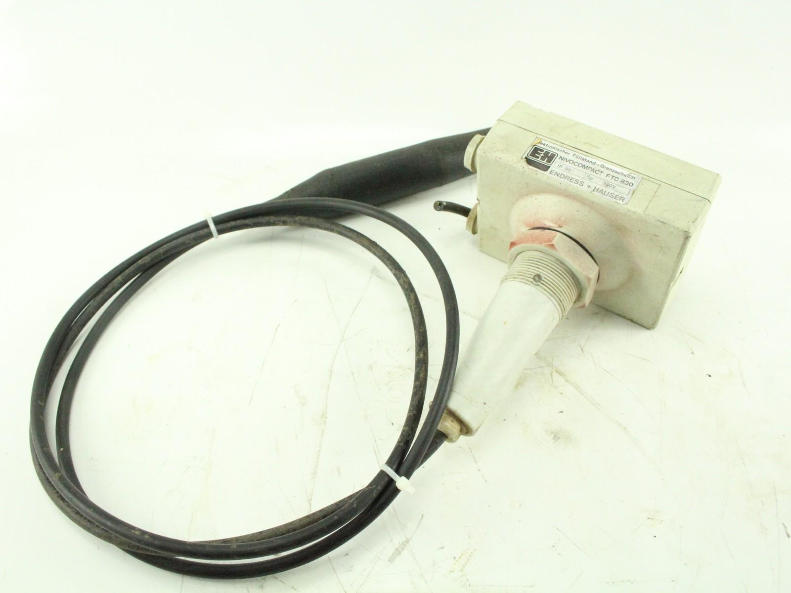 Endress Nivocompact FTC 830 level limit switch 220V