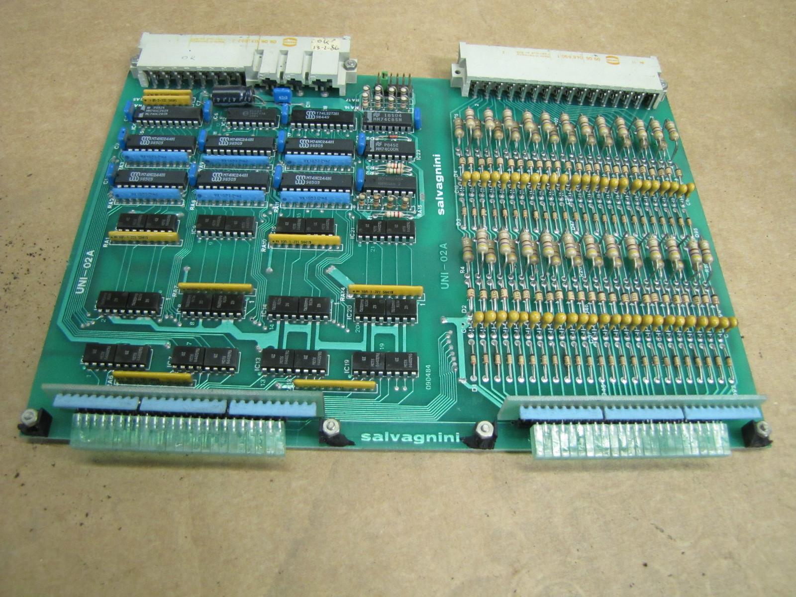 PLC MODULE CIRCUIT BOARD CARD UNI-02A UNI02A 090484