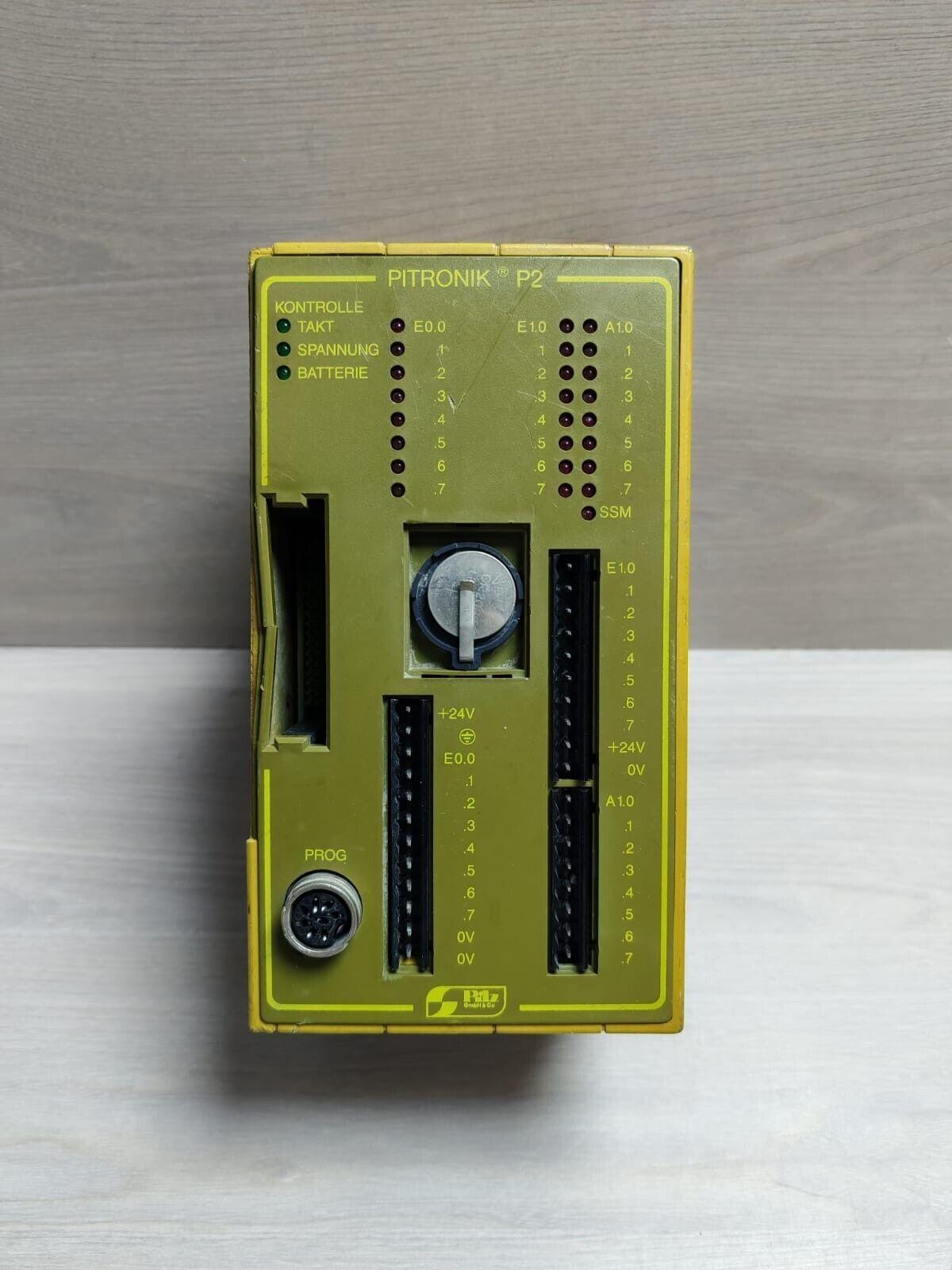 SYSTÈME DE CONTRÔLEUR PROGRAMMABLE PILZ PITRONIK P2 AVEC PIÈCES...