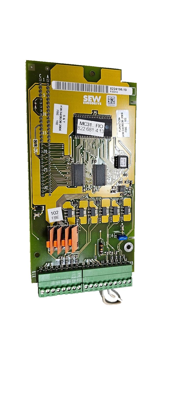 8224196.19 FIO31C Plc Ajout Board 813-805-2.50 MC31 822-681-4.13