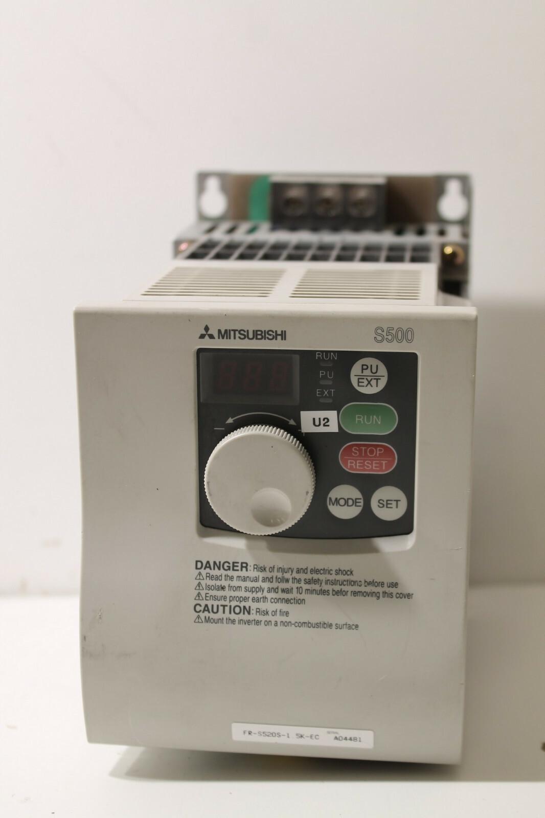 FR-S520S-1.5K-EC Drive 7A with line filter