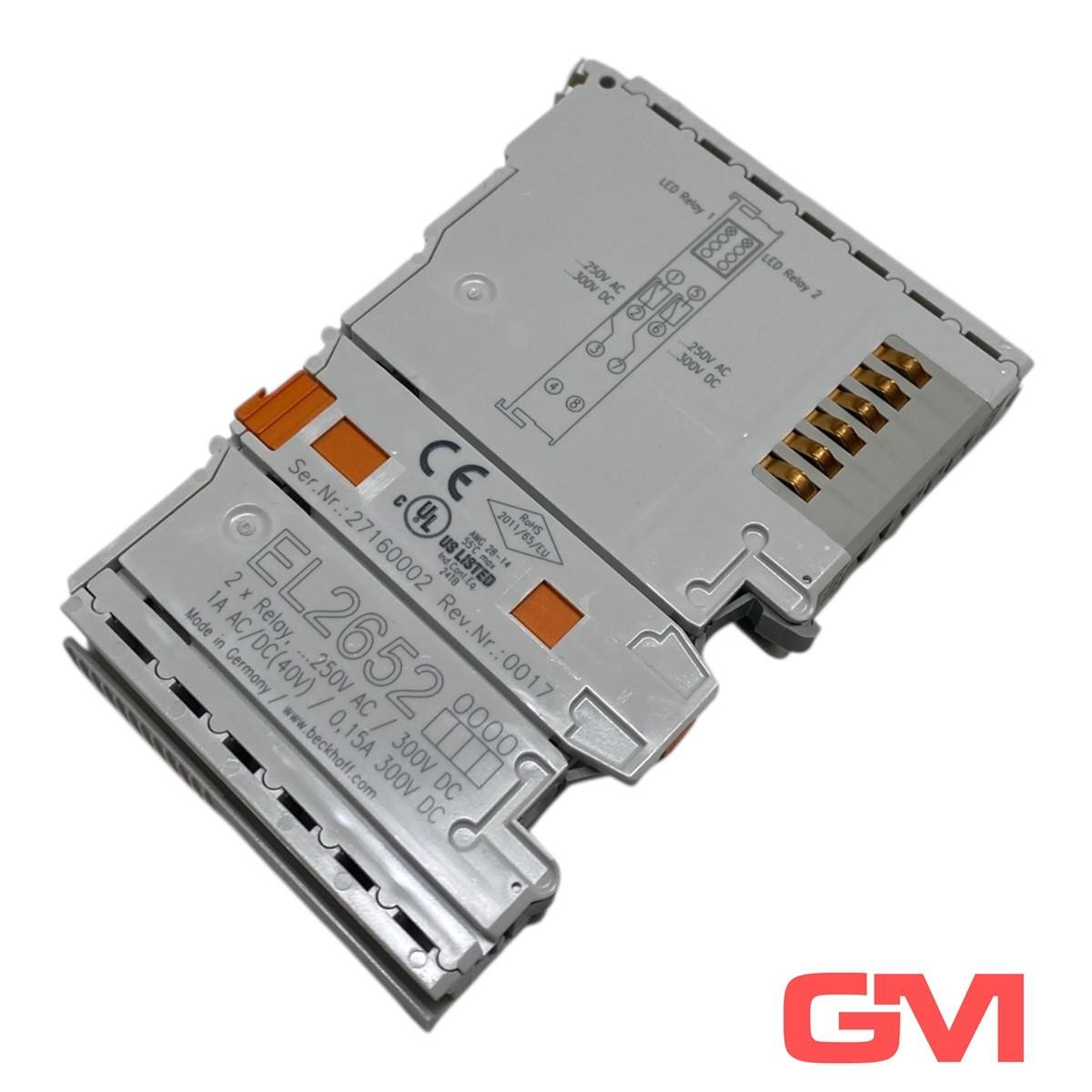 2-Kanal-Relais-Ausgang EL2652 Ethercat-Klemme El 2652 Léger Abîmé