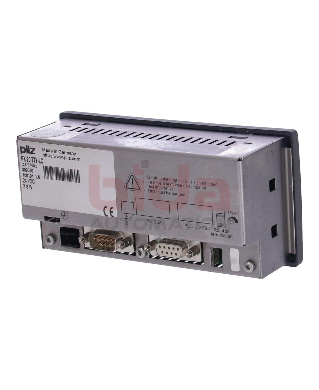 PX 20 TTY-LC 309010) Text Display HMI)