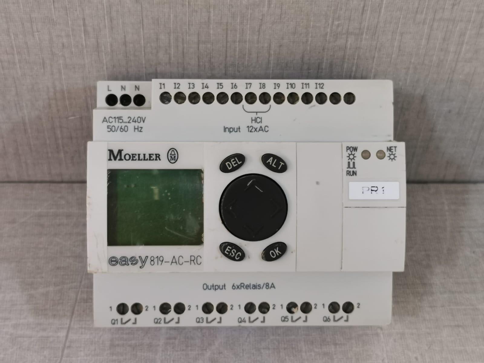EASY 819-AC-RC OUTPUT 6XRELAYS/8A PROGRAMMABLE RELAY