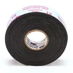 Scotch Electrical Semi-Conducting Tape 13, 3/4 in x 15 ft, Printed, Black, 50 rolls/Case, BULK