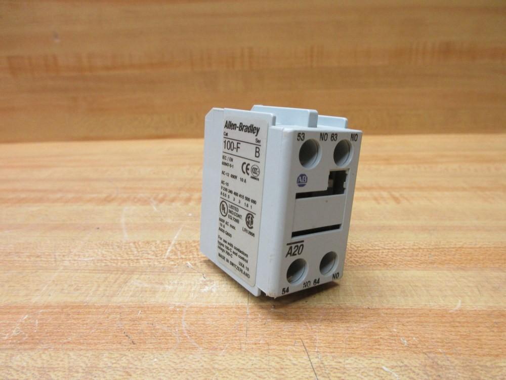 MCS 100-C, 104-C, 700-CF, 700S-CF Accessories, Auxiliary Contact Block, Front Mounting, 2 N.O. 0 N.C., Front Mounting, Starting at 5-, 2 N.O. - 0 N.C.