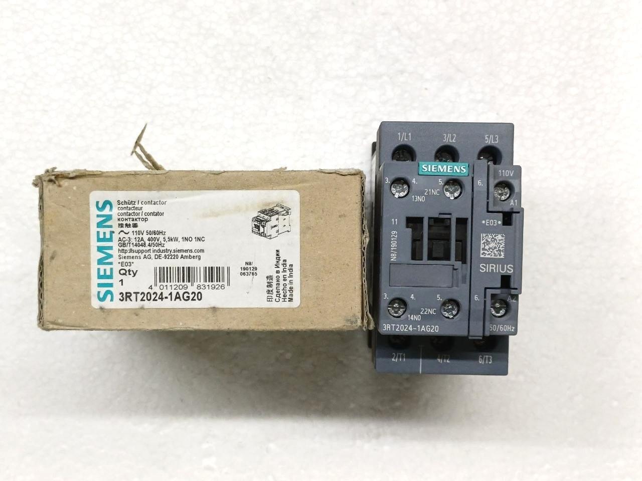 CONTACTOR S0 12A 110VAC 1NO/1NC SCRW