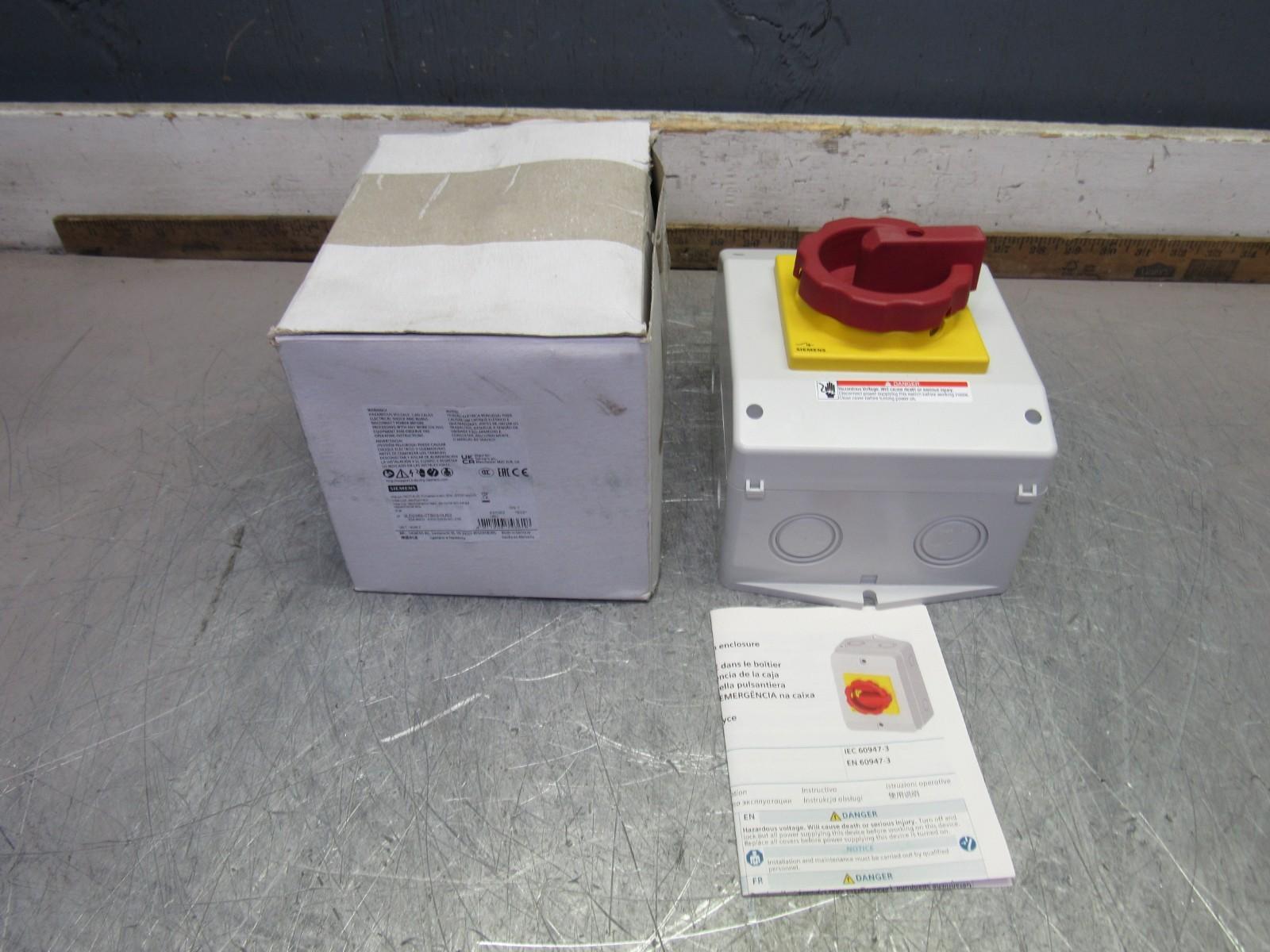 DISC SW 63A N4X SCW ROT HDL R/Y 3P