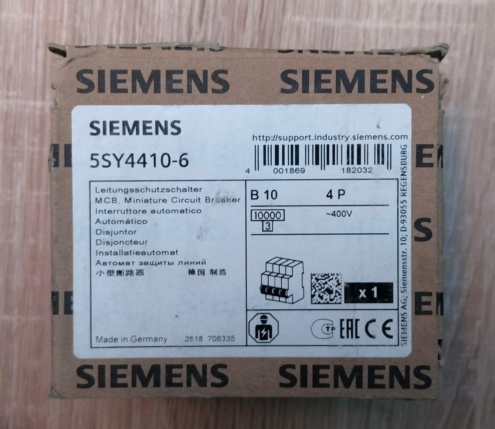 SUP PTOR 5SY4 4P 480V 10A 5K B-TRIP
