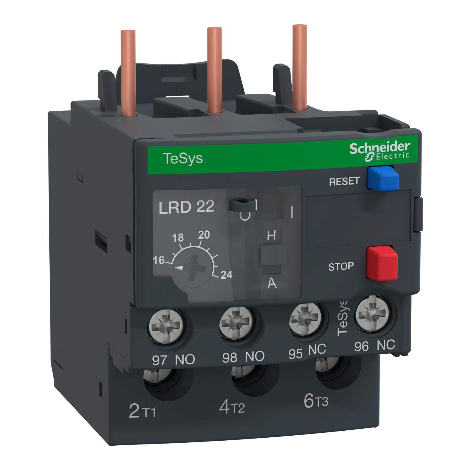 TeSys Deca thermal overload relays - 16...24 A - class 10A