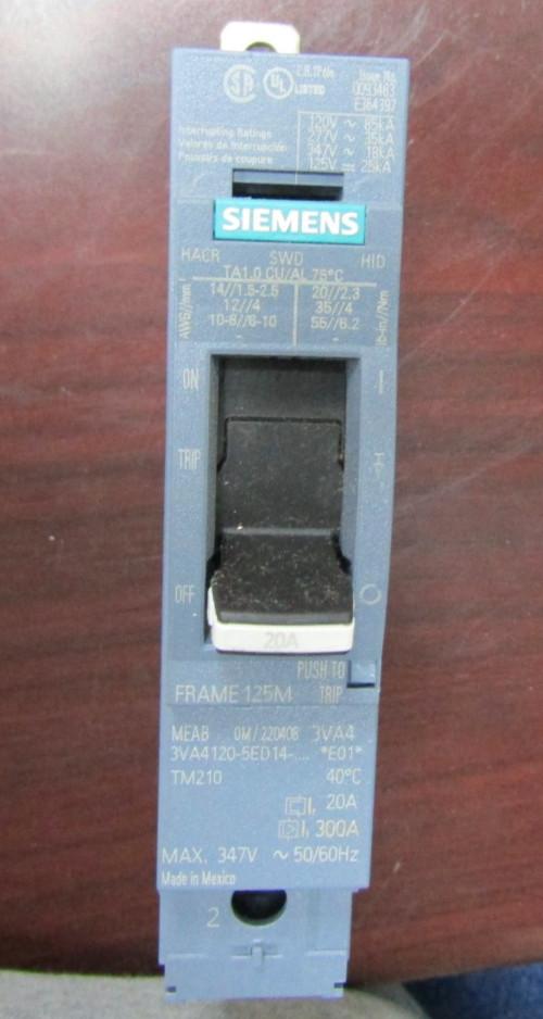 BRKR 3VA41 1P 20A 35KA FTFM LD LUG