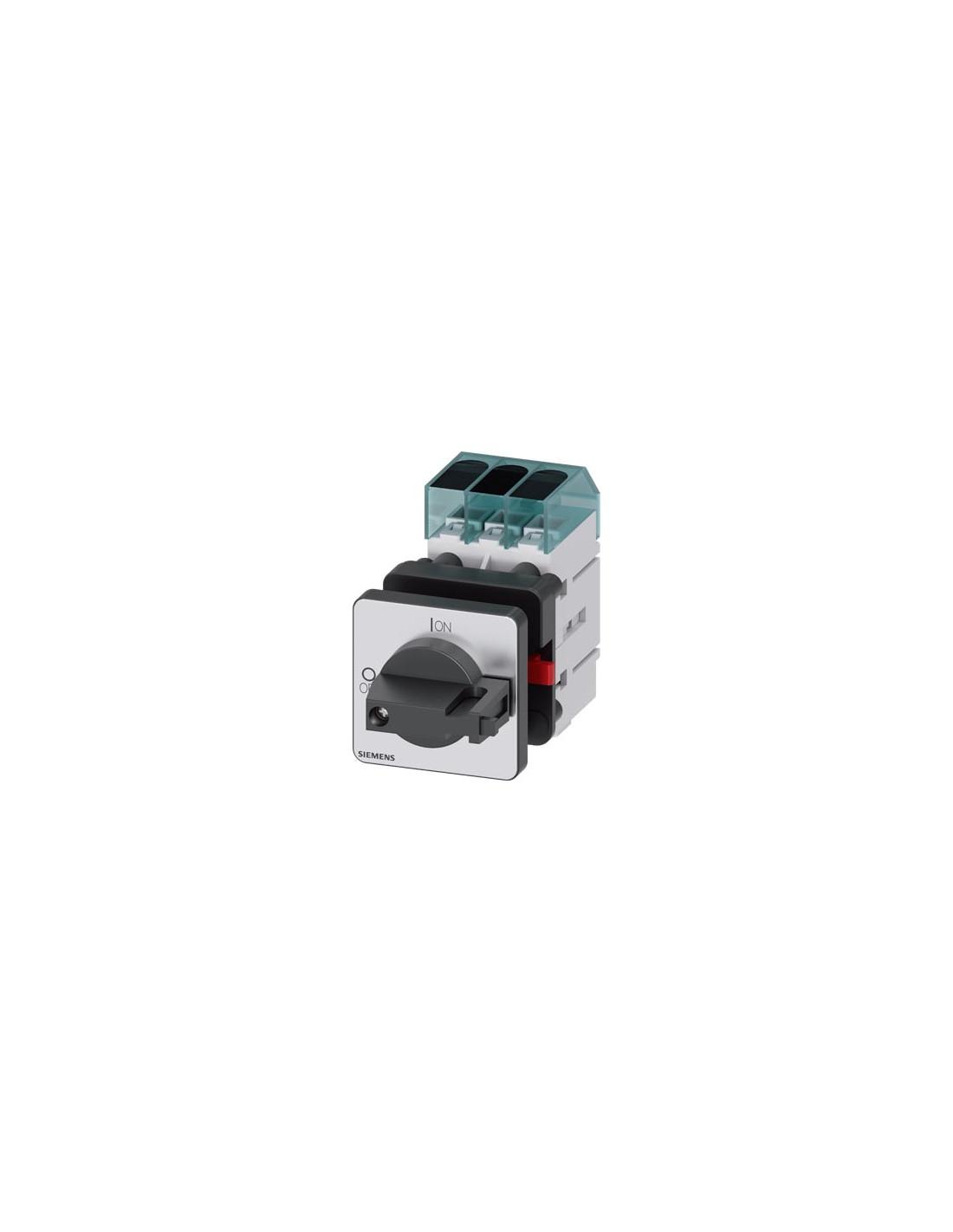 Main switch 3-pole Rated