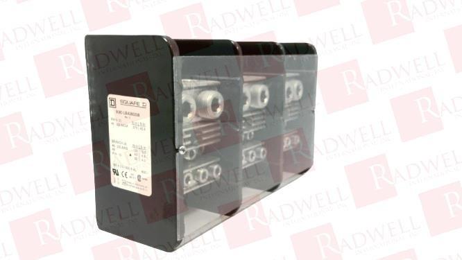 Power distribution block, Linergy, 3 pole, 2 line, 8 load, 760A Cu, 620A Al, 600V