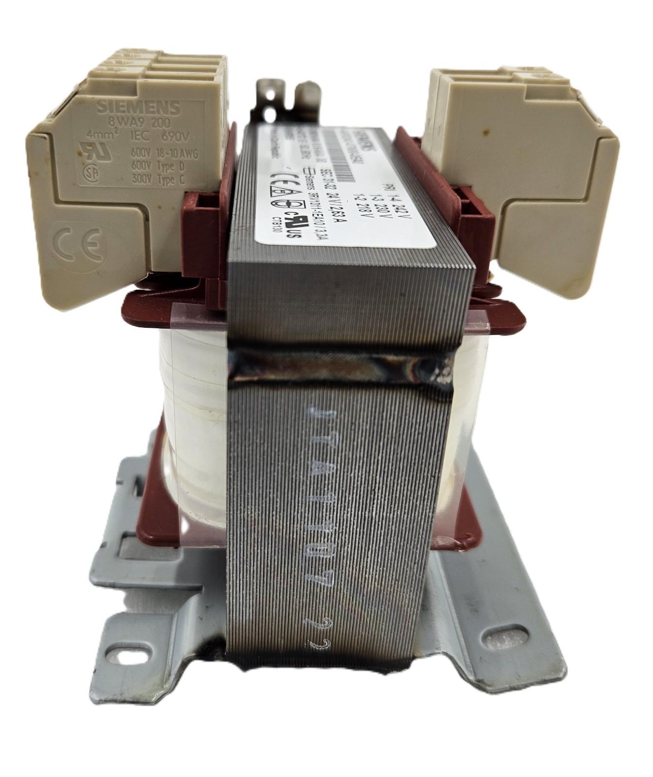 XFMR, 1-PH, 0.63KVA, PRI 230V, SEC 24V, IP00