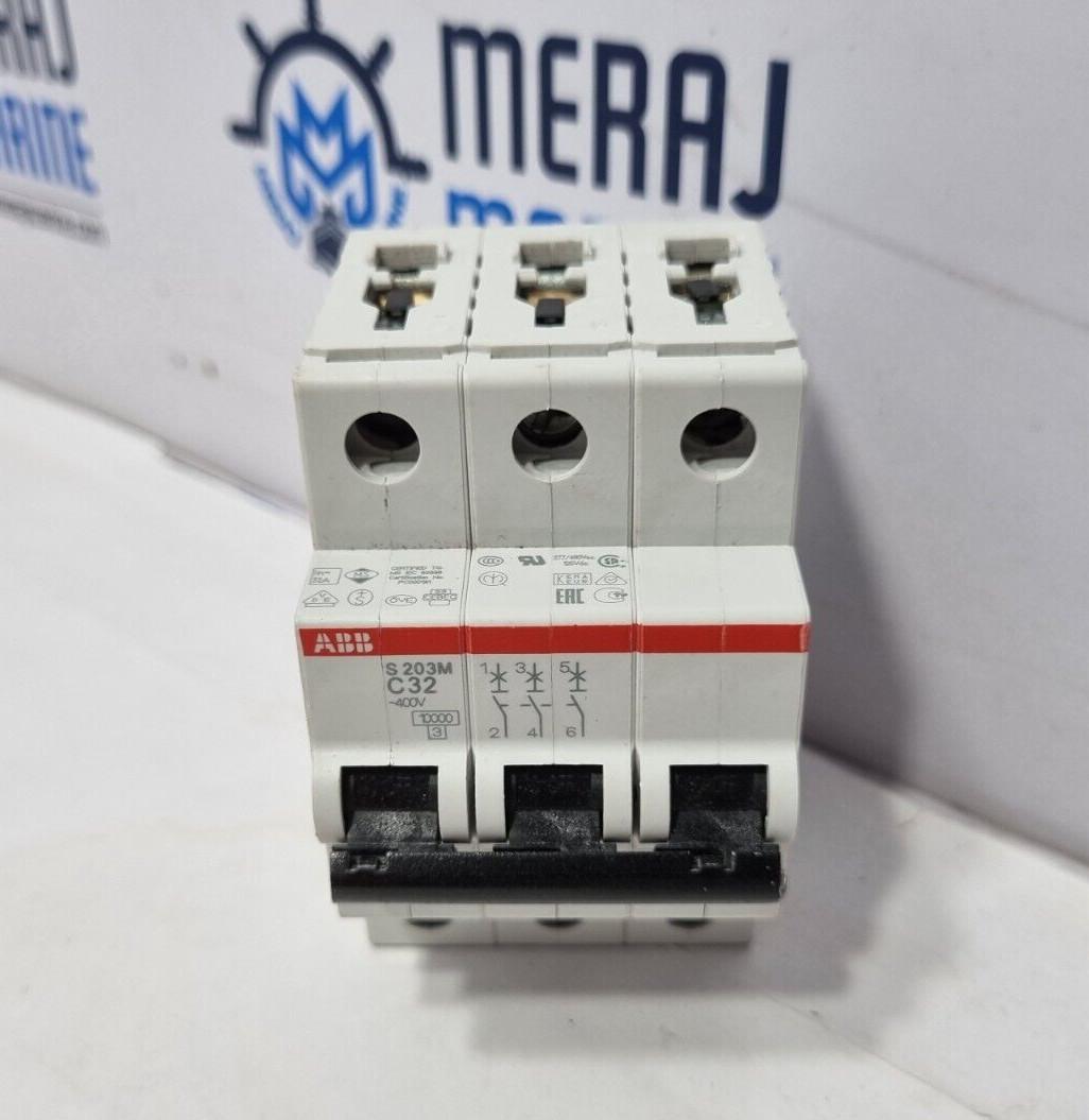 S203M-C32 Miniature Circuit Breaker - 3P - C - 32 A