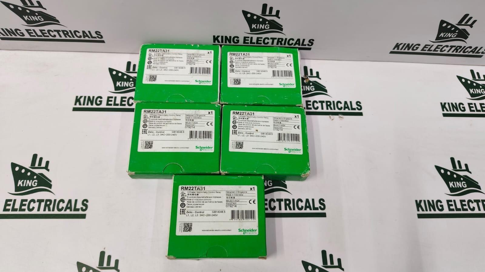 3-phase control relay, Harmony Control Relays, 8A, 2CO, 200…240V AC