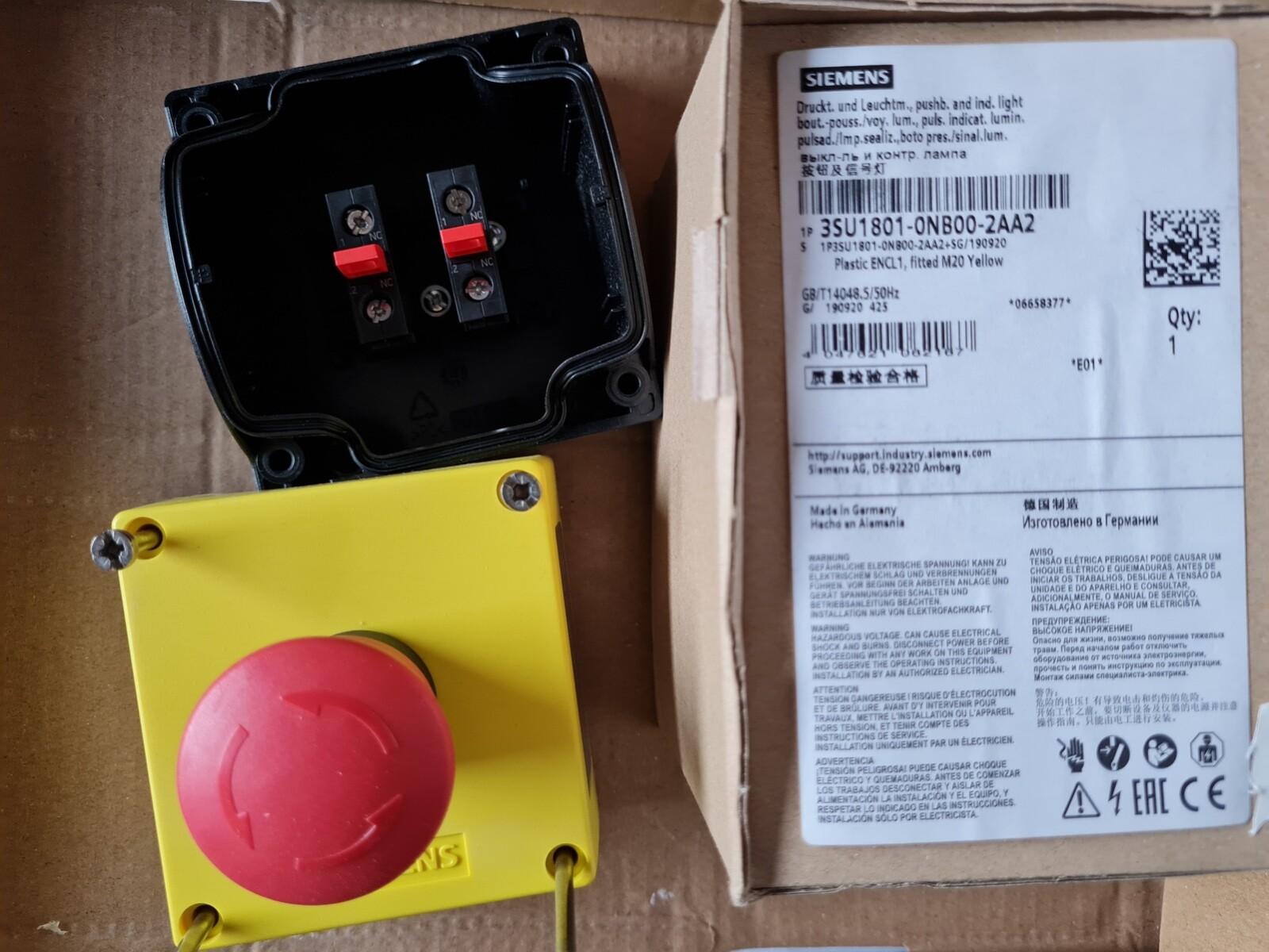 ENC METAL, EMERG STOP TWIST-RELEASE, 2NC