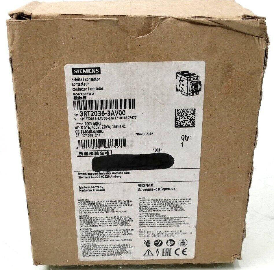 CONTACTOR S2 50A 400VAC SPRING 1NO/1NC