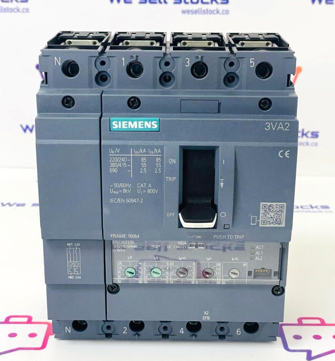 BRKR 3VA21 4P 160A 55KA ETU3-LSI BOX
