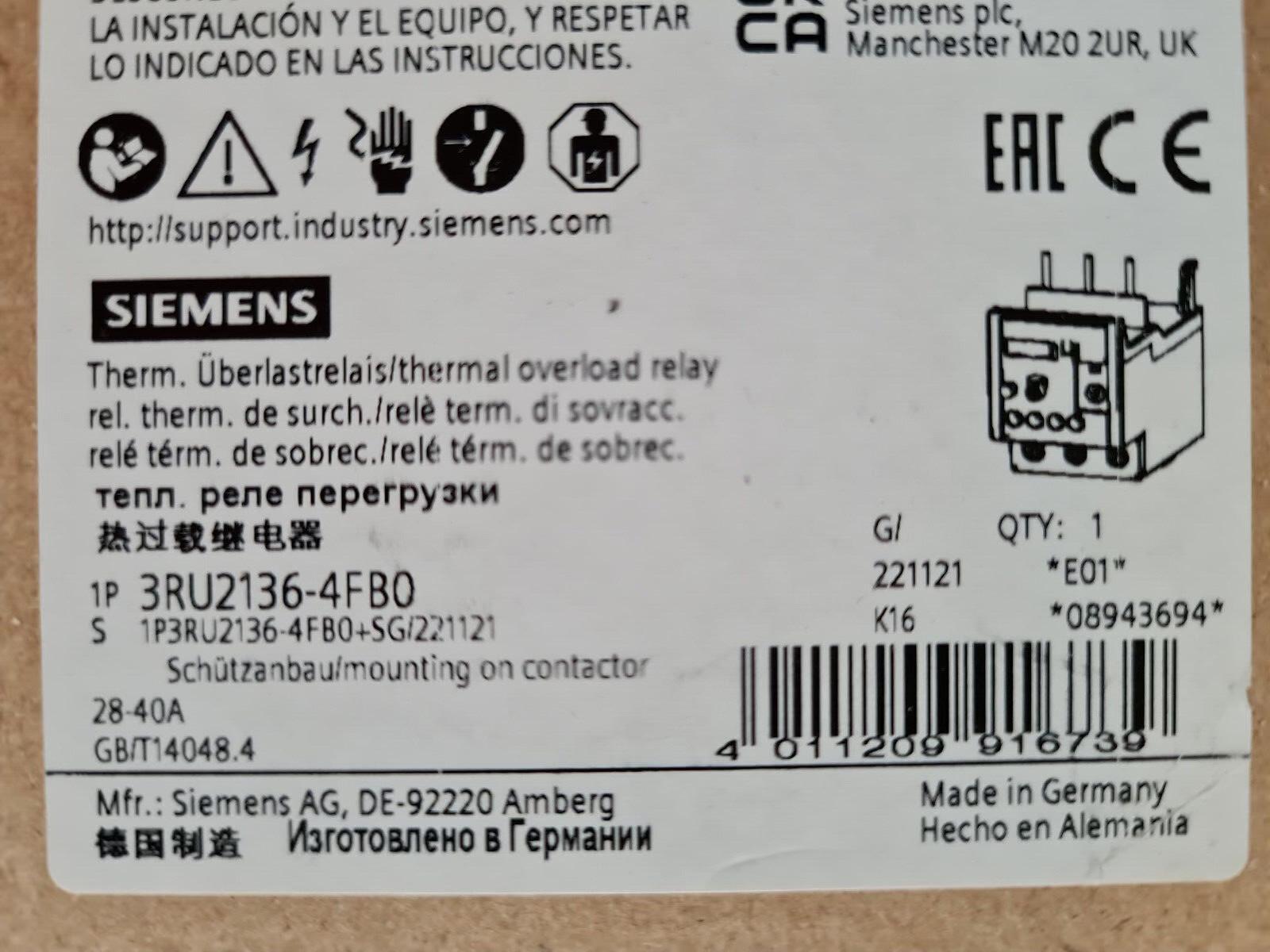 OVERLOAD S2 CL10 28-40A SCREW