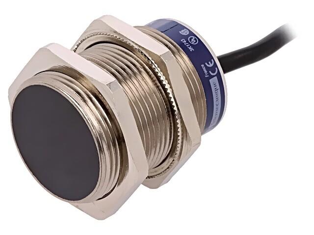 inductive sensor XS1 M30, L45mm, brass, Sn15mm, 12..24VDC, cable 2 m