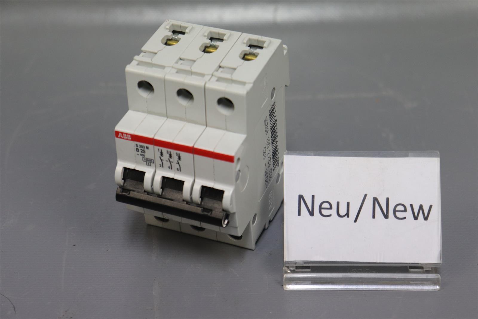 S203M-B25 Miniature Circuit Breaker - 3P - B - 25 A
