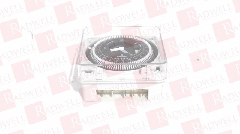 24-Hour 120V Electromechanical Flush Mount Timer Module with Battery Backup and Manual Override, 15 Minute Intervals, 21A, SPDT