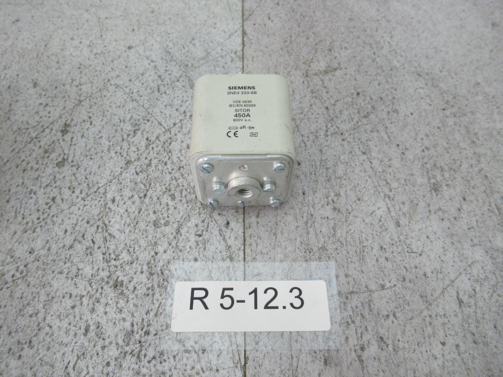FUSE LINK, SITOR, 450A, 800V AC, F/6QG12