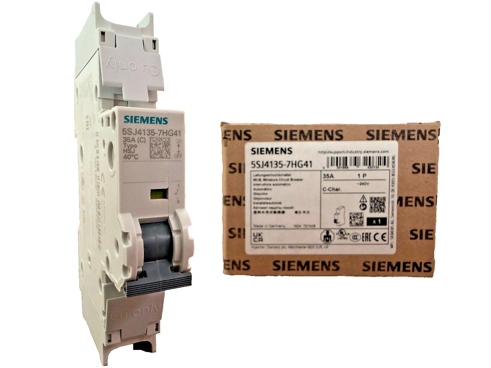 MCB 5SJ4 1P 240V 35A 14K C-TRIP
